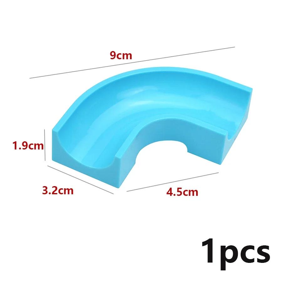 Большой размер слайд гоночный трек мяч кирпич крупный строительный блок воронка слайд лабиринт аксессуары детские игрушки совместимые Duploes