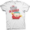 Официально лицензированная футболка для мужчин South Park "Я бедный мусор в беде" (белый)