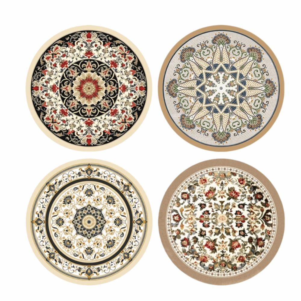4Pcs 12/22cm Coffee Cup Mats Round Heat Resistant Mats Heat Insulating Trivets Kitchen