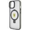 Ferrari Fehmp15Suscak Iphone 15 / 14 / 13 6.1 Czarny/Black Hardcase Ring Stand 2023 Collection Magsafe