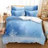 White Swans ,Snowflakes,Sharks 3D Bedding Set Single Double Duvet Cover Set Bedlinen Bedroom Decor Home Textile Bedspread Hot