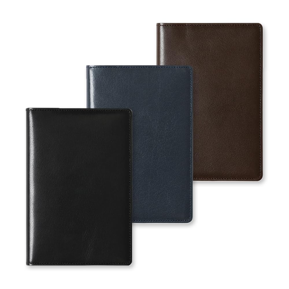 Обложка для блокнота из натуральной кожи QUOVADIS 10 x 15 см, черная QUOVADIS qv10x1529bk (воловья кожа) "Кожа буйвола"