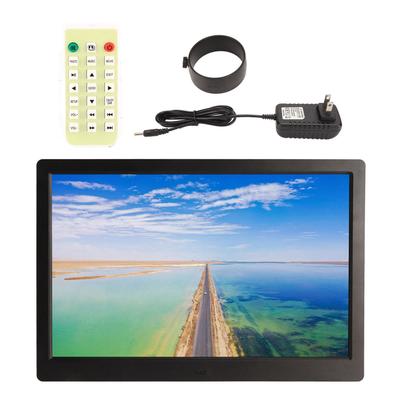 Цифровая фоторамка 14,1 дюйма Smart 1280X800 электронный фотоальбом с ИК-пультом дистанционного управления черный