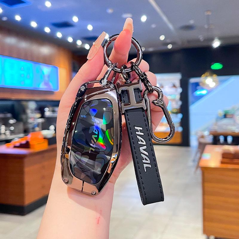 Совместимая металлическая пряжка, чехол для ключа для Great Wall Haval: H2S, M6, F5, F7X, Большой Пес, Божественный Зверь, Яростный Дракон, Дракон Макс, Сова