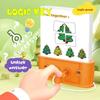 Montessori English Logic Key Puzzle Game Matching Game Key Thinking Puzzle Toy Christmas Gifts