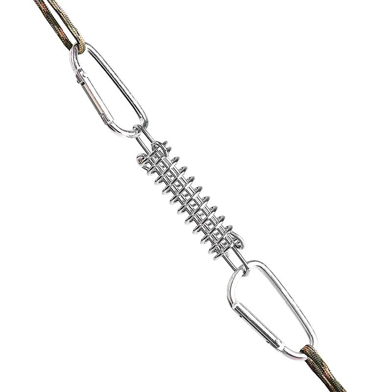 Портативный натяжитель для троса тента из нержавеющей стали с пружинной пряжкой для навеса