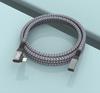 Угловой удлинительный кабель USB4 Type-C (М к Ж) Thunderbolt 4/3, Быстрая зарядка 240 Вт, 40 Гбит/с