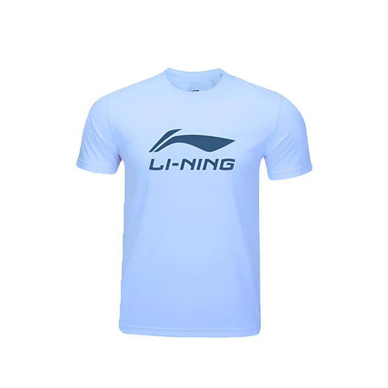 Мужская футболка Li Ning Ледниково-синяя ATSU493-7