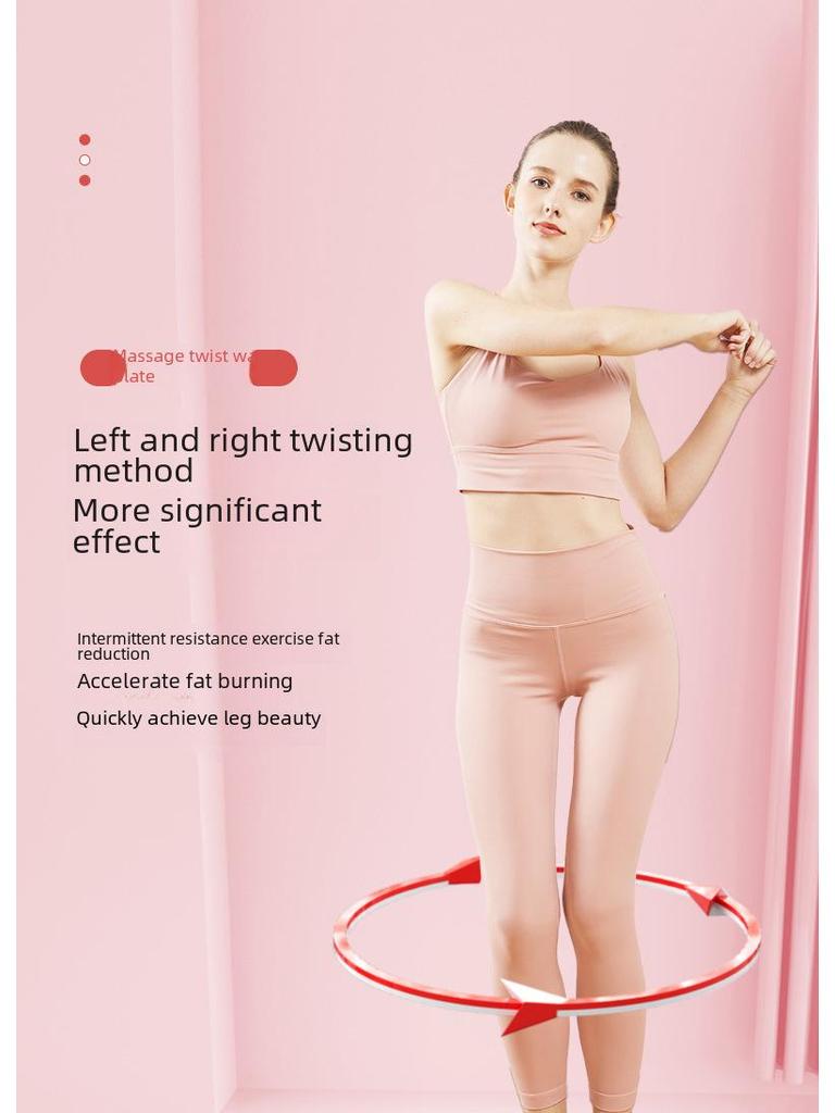 Бесшумный магнитный тренажер Waist Twister для домашнего фитнеса и упражнений