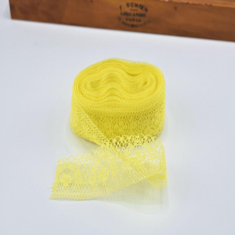10Yard/Lot Cotton White Lace Trim Fabric Craft DIY Natural Lace Ribbon Sewing Clothing Embroidery Wedding Party Accessories 40mm