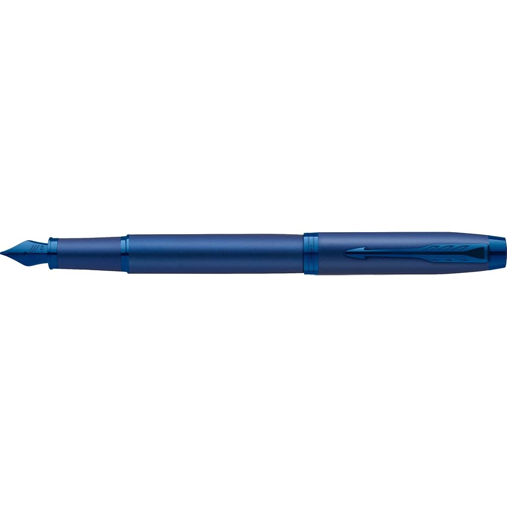 PARKER Parker Fountain Pen IM Monochrome Blue BLT Fine Print Gift Box Regular Imported 2173277