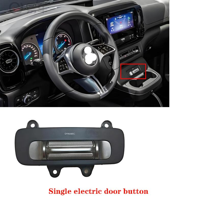 For Mercedes Benz Vito /V class 2024-2025 Car Central Console Instrument Drinks Cup Holder Panel Frame kit