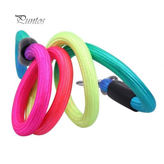 Радужный цветной плетеный пояс для питомцев, поводки для дрессировки