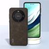 For Huawei Mate 60 Pro Leather Coated PC TPU Case Litchi Texture Phone Back Cover