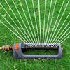 Oscillating Sprinkler 19-Hole Nozzle Lawn Sprinkler Wide Coverage Irrigation Water Sprinkler for Patio Yard Lawn Watering