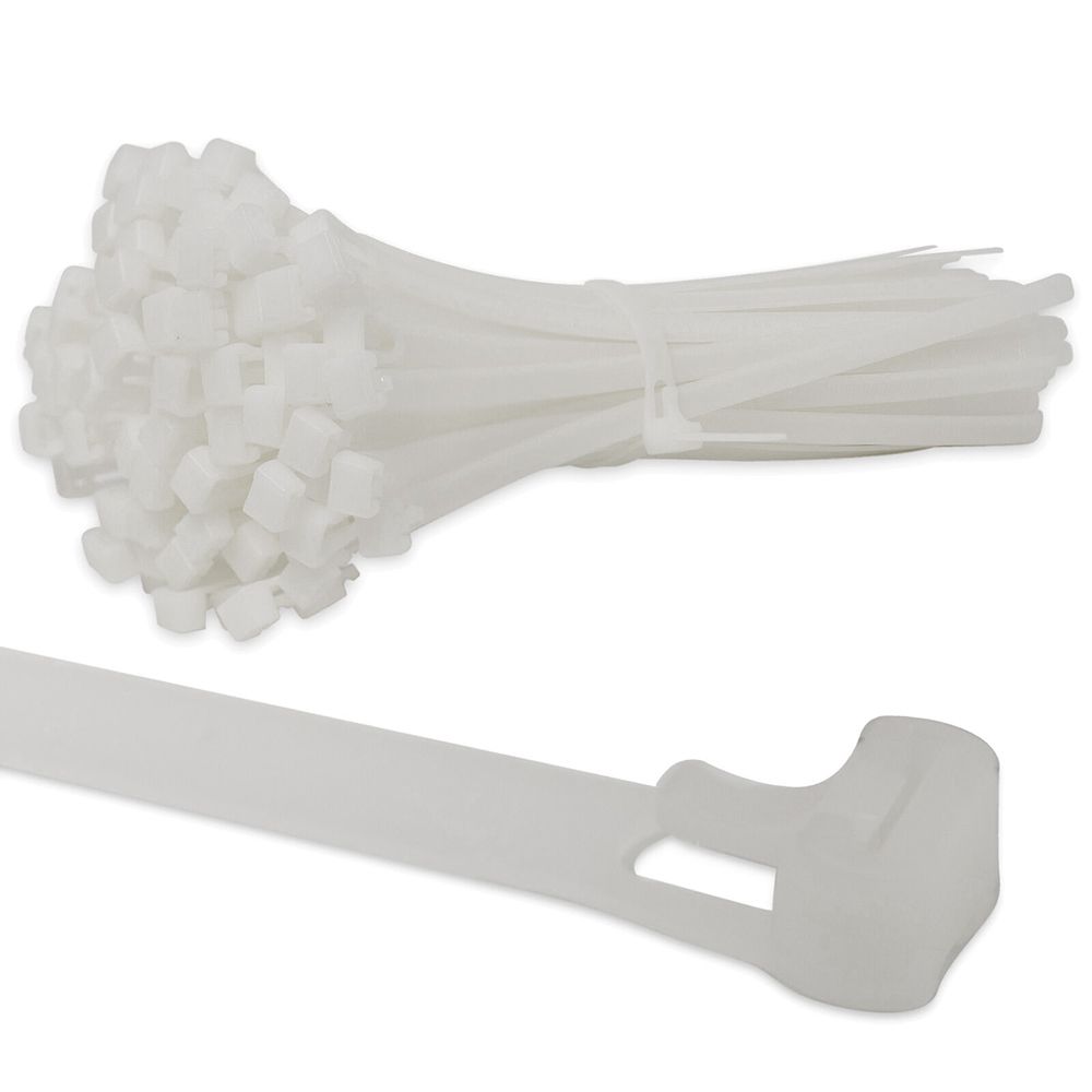 100 шт. Прочные многоразовые самоблокирующиеся нейлоновые кабельные стяжки, хомуты, оберточная лента, для связывания проводов