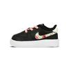 Air Force 1 '18 Винтажные Цветочные Низкие Скейтбордические Кроссовки Черные Для Младенцев и Малышей BQ2465-001