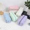 Multifunctional Pen Bag Solid Color Pencil Case Cartoon Storage Bag  Student Gift