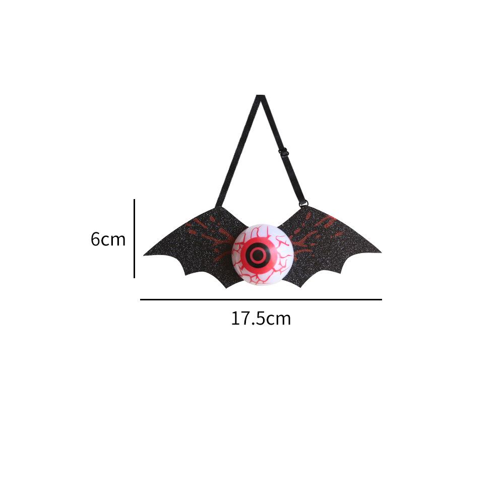 Halloween Light Up Tie Eyeball Horror Halloween Tie Props Spooky Eyeball Bow Tie Gold Dust For Costume Event Holiday Decoration