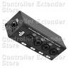 4-канальный XLR Аудио удлинитель по кабелю Ethernet Cat5E Cat6 N84B