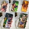 Чехол с немецкой овчаркой для Samsung Galaxy A55 A35 A25 A15 A51 A71 A12 A32 A52 A13 A33 A53 A14 A34 A54, чехол