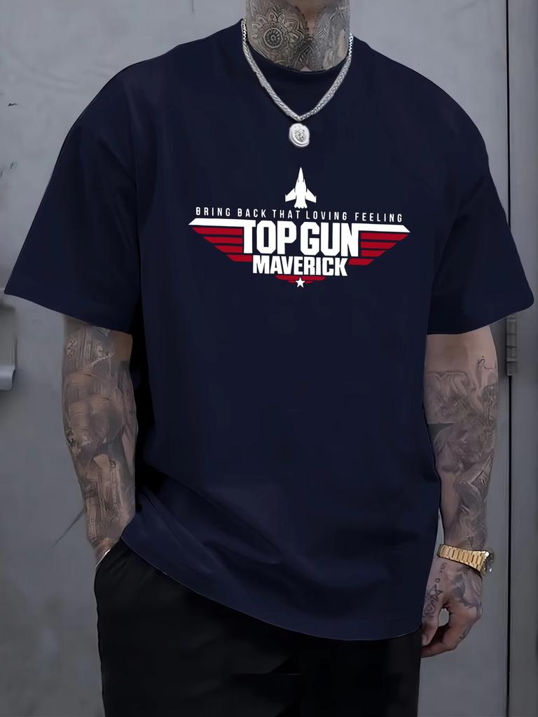 Top Gun Maverick Printing T Shirts Unisex Cotton Fashion Tshirt Unisex Casual Oversize Clothes Soft Summer Trendy Street Tops