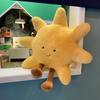 НОВЫЙ Плюшевый Подушка-Игрушка Луна и Желтое Солнце с Улыбающимся Лицом Высококачественная Набивная Игрушка Погода для Декора Детской Комнаты Мягкая Подушка-Плед на Диван