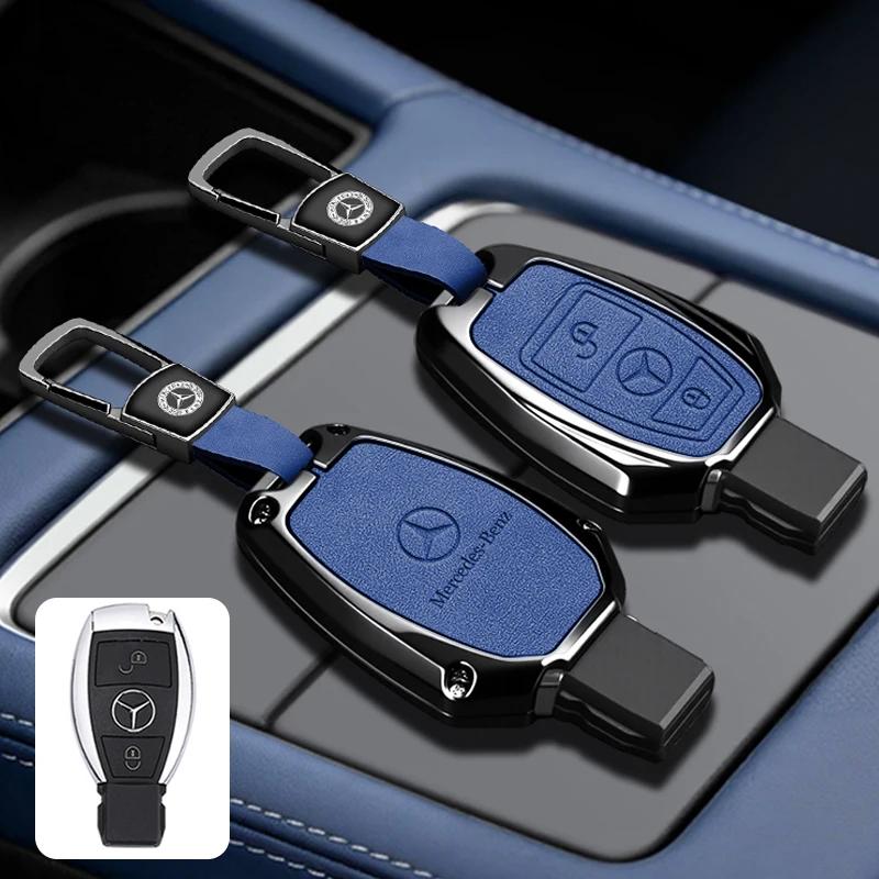 YWP4 Car Remote Key Case Cover Protector Shell for Mercedes Benz A B G R Class GLA GLK W176 W204 W251 W463 Auto Keychain Accessories