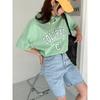 Fashion Retro Bow Large Size Loose Denim Shorts Women Casual Vintage Summer Wide Leg Pant Female Button High Waist Short Streetwear Jeans