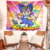 Personalized Arale Norimaki Background Tapestry,Custom Name Birthday Party,Multifunctional Wall Decoration for Home Decor,Various Occasions