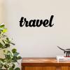 1pc Beautiful Home Decor Decorative Accent Metal Art Wall Sign for Travel Enthusiasts – Perfect for Adding a Unique Touch