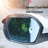 2pcs Upgraded Carbon Fiber Car Rain Eyebrow - Universal Rearview Mirror Rain Guard
