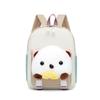 Childrens Nylon Backpack With Animal Illustration And Air Cushion Straps For School Use