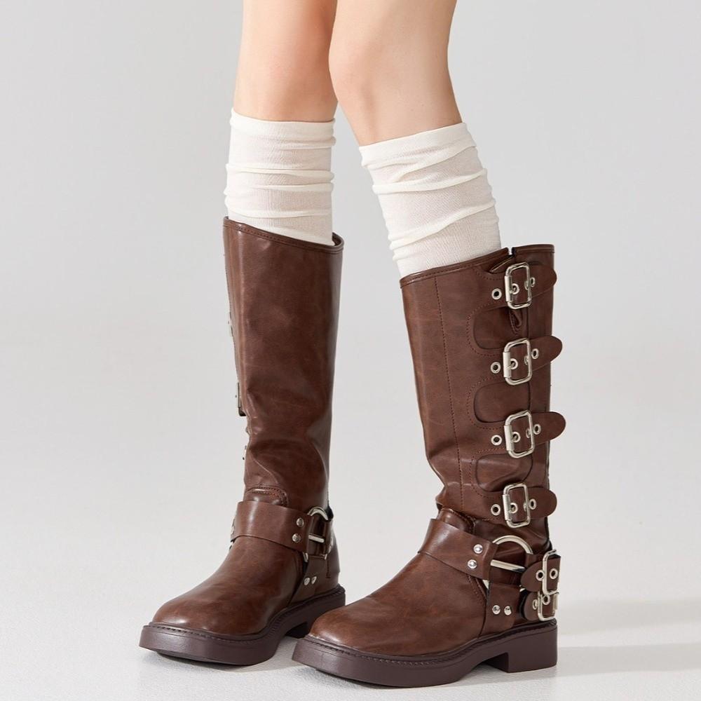Comfortable Thin Long Socks Calf Pile Socks Knee Thigh High Socks Bar