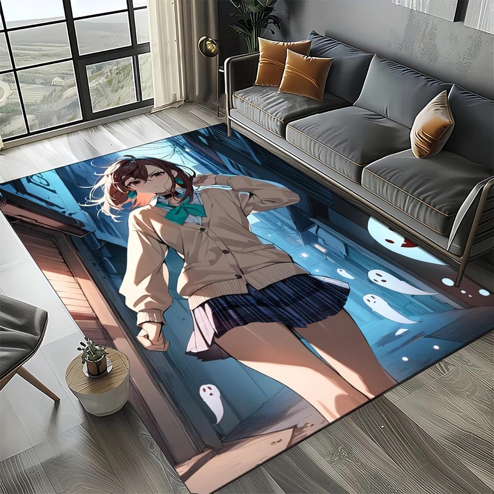 DAN DA DAN Anime Cartoon Non-Slip Carpet Rug for Living Room Bedroom Sofa Kids Play Floor Mat HD Gift