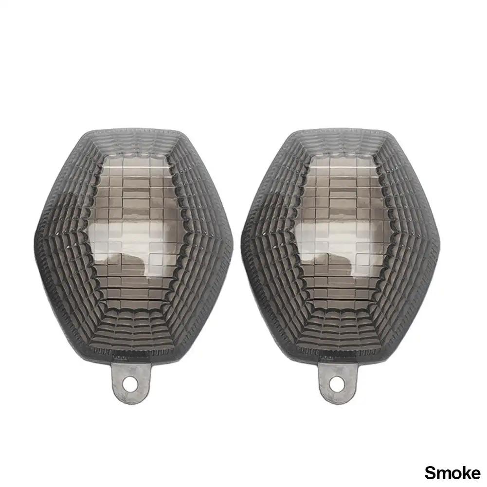 2 шт. Корпус указателя поворота мотоцикла, крышка указателя поворота, линза указателя поворота, подходит для Suzuki DL650 DL1000 V-Strom, прозрачный