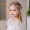 Exquisite Crystal Forehead Accessory Elegant Bride Shiny Hair Hoop Elf Rhinestone Headband  Wedding
