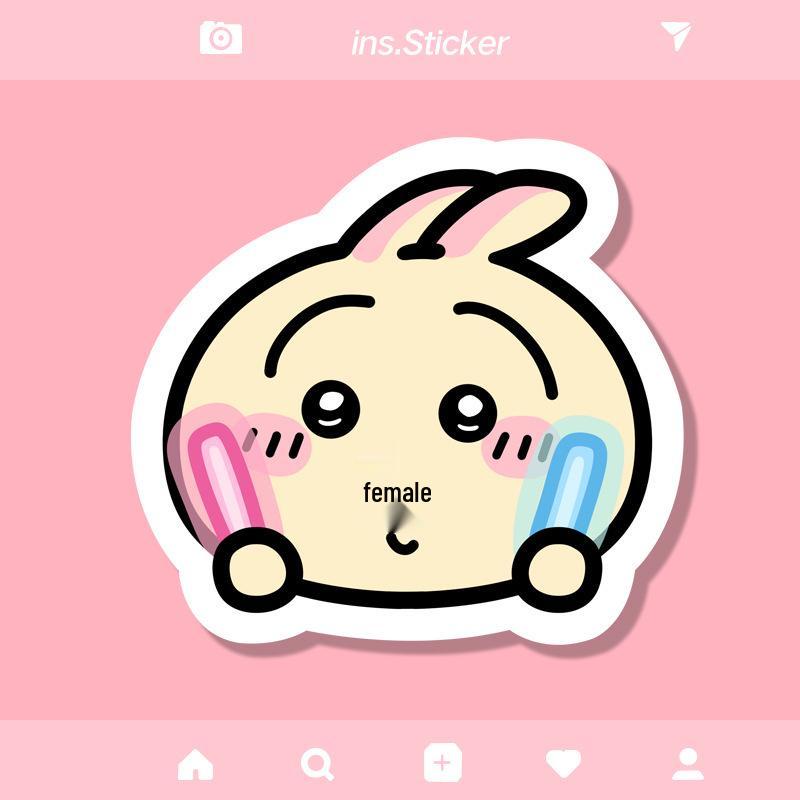 Kawaii Коврик для мыши с Усагитян - Маленькая подставка для запястья для женщин, Офис и Киберспорт
