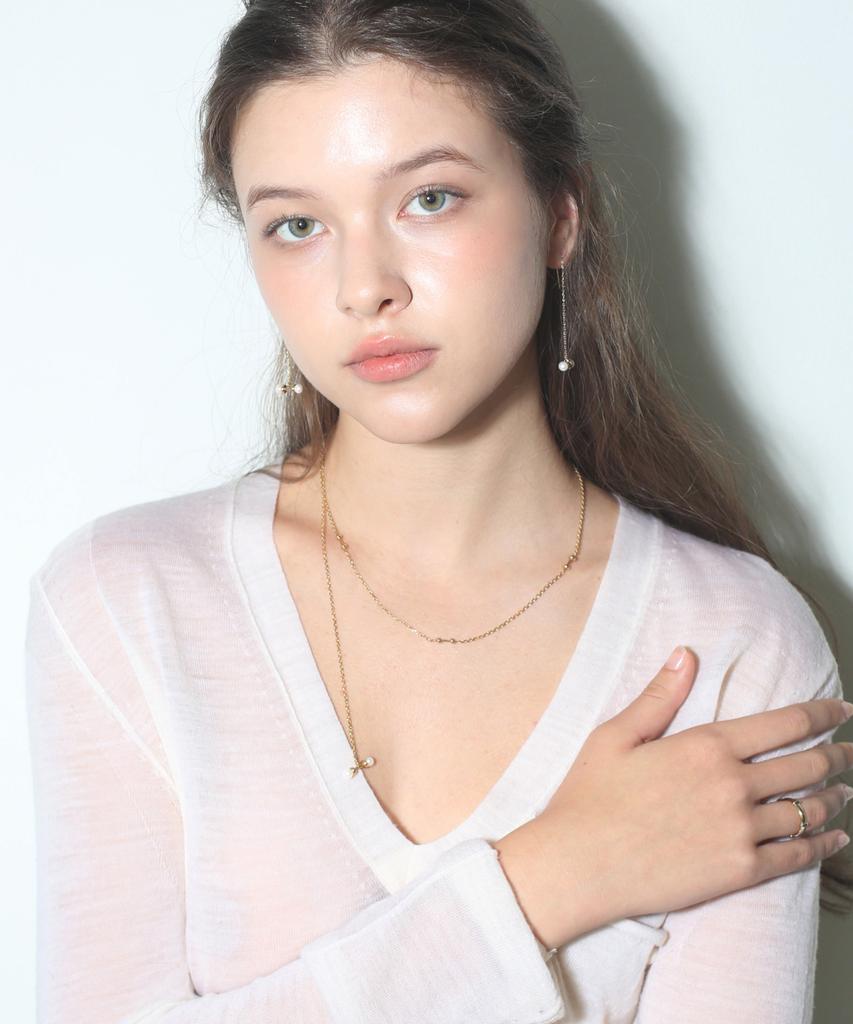 Trencadism Danielle Necklace / 14K Gold / Freshwater Pearl / Necklace Danielle_Necklace_Dnn18Hgply