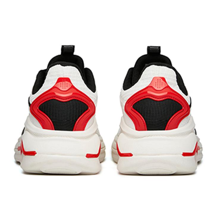 Anta Variety Training Collection Breathable And Lightweight Low top Training Shoes Men's White Red 112147722-1