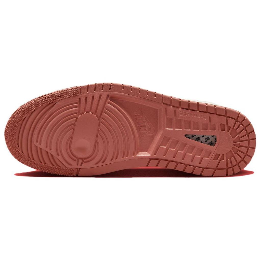 Air Jordan 1 High Zoom Comfort 2 Sail Burnt Sunrise Мужские кроссовки Кремовый Терра-Розовый DV1307-102