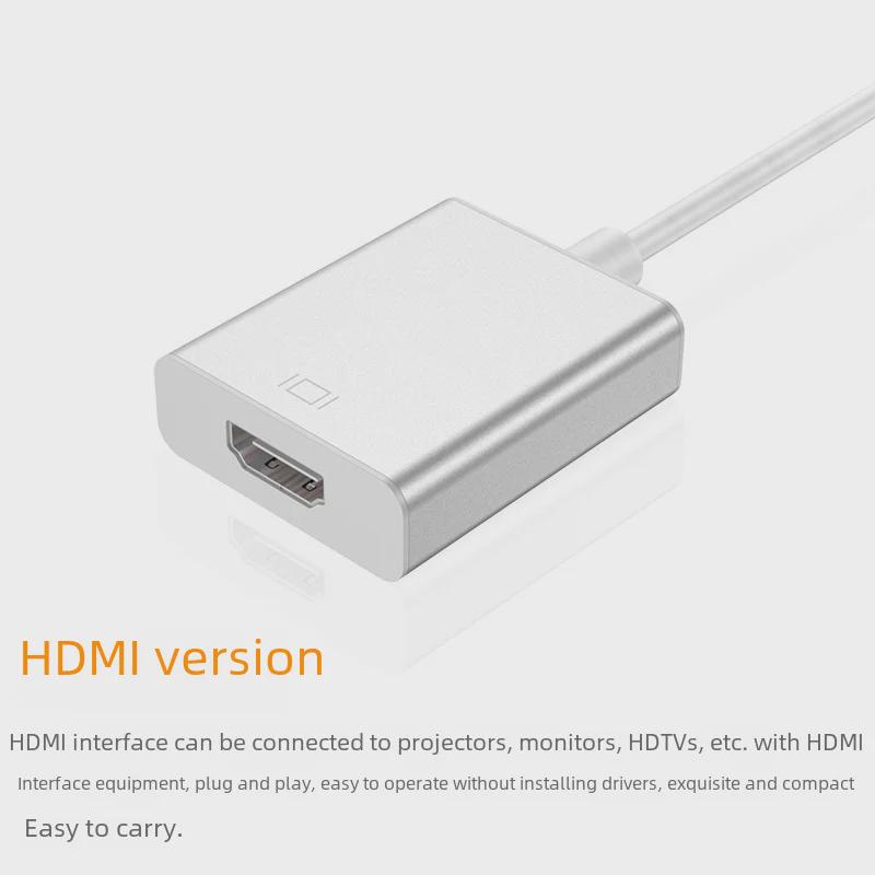 Кабель-адаптер Type-C - HDMI 4K/30 Гц для планшетов и ноутбуков