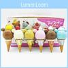 Ice Rilakkuma Cream Action Figure Model Pvc 6piece Set Decor Gift Collectible