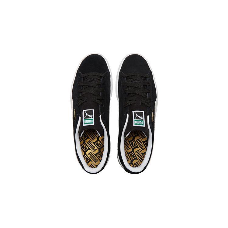 Puma Suede Classic 21 Jr Black White Kids Sneakers 380560-01