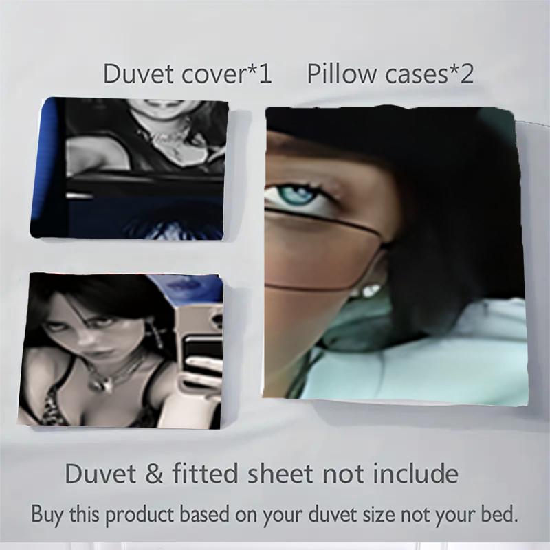 3Pcs Music Video Montage Bedding Sets For All Sizes New 3D Printed Bed Cover Comforter Duvet Cover Pillowcase Bedroom Decoration
