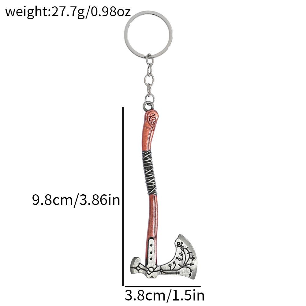 God of War 4 Kratos Sword Keychain Pendant Keyring Jewelry Men And Women Car key chain Accessories