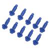 Self Tapping Screws Kit Anodized Finish Fit for 125 150 200 EXC XC SXF EXCF XCF 1997 2020(Blue )