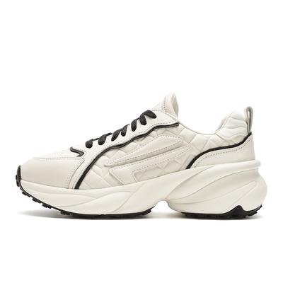 Crown Минималистичная Мода Низкие Повседневные Кроссовки Женские кроссовки Черные Белые F12W431114FTB