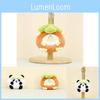 Adorable Plush Panda Keychain With Leafy Details Cuddly And Cute Toy For Bags