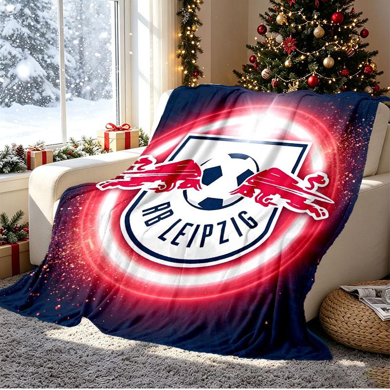 RB Leipzig Pattern Blanket for Home Decoration, Bed, Sofa, Car Travel, Camping, Suitable for All Seasons, Birthday Christmas Gift